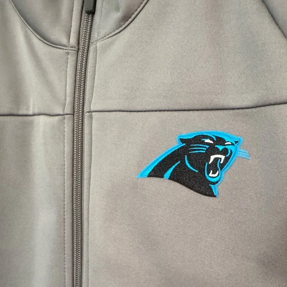 Carolina Panthers Men's Steel Gray Full-Zip Jacket by Antigua Men’s Size XL